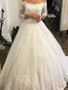 onlybridals Vintage Wedding Dress Long Sleeves Off the Shoulder Elegant Lace Applique Custom Gowns
