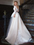 onlybridals Champagne Wedding Dress  Appliques Lace Sexy See Through Back White Ivory Wedding Gown