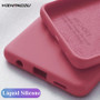 For Samsung A50 A70 A51 A71 S8 S9 S10E S20 FE Plus Liquid Silicone Soft Case Cover For Galaxy Note 8 9 Plus A20 A30 A40 S7 Edge
