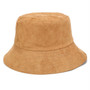 Blank Suede Bucket Hat Solid Spring Fall Women Hat Outdoor Sports Hiking Fishing Cap Sunscreen Fishermen Sun Hat Lady Sunhat Bob