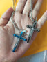 Jesus Stainless Steel  Cross Necklace | Heavens Apparel