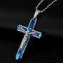 Jesus Stainless Steel  Cross Necklace | Heavens Apparel