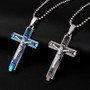 Jesus Stainless Steel  Cross Necklace | Heavens Apparel