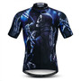 3D Skull Cycling Jersey Top
