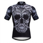 3D Skull Cycling Jersey Top