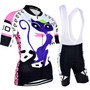 Women t Funny Cat Cycling Jersey Sets