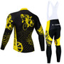Winter Thermal Fleece Long Sleeve Cycling Jersey Sets