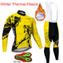 Winter Thermal Fleece Long Sleeve Cycling Jersey Sets
