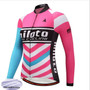 Pro Team Winter Cycling Jersey for Women