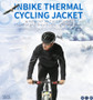 Winter Cycling Jacket Fleece Warm Thermal