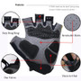 Half Finger 3D GEL Pad Sports Gloves