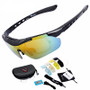 Professional Windproof and Anti-fog Polarized Cycling Sun Glasses 5 Lens