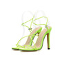 Elastic Band Candy Color High Heel
