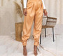 Ruched High Waist Pencil Pants