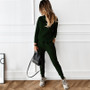 Knitted Tracksuit Two Piece Set