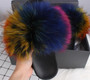 Authentic Fox Furry Fluffy Fur Slippers