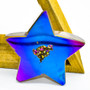 Rainbow Agate Druzy Starfish
