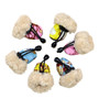 Lt Blue Pink Yellow Best Dog Boots for Winter - Dog Shoes Dog Booties
