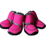 Pink Orange Best Dog Boots for Winter - Dog Shoes Dog Booties Great Dog Gifts