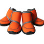 Pink Orange Best Dog Boots for Winter - Dog Shoes Dog Booties Great Dog Gifts
