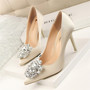 Crystal Shallow Woman High Heel