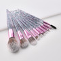 10-Piece Crystal Glitter Pro Make-Up Brushes