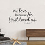 Christian Quote PVC Wall Art Stickers