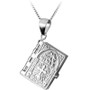 Sterling Silver Holy Bible Necklace