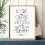 Bible Verse Quotes Wall Art Canvas