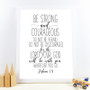 Bible Verse Quotes Wall Art Canvas