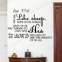 Christian Bible Quote Wall Sticker