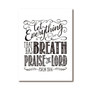 Bible Verse Quote Art Canvas