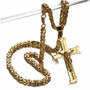 Jesus Cross Crucifix Pendant Necklace