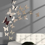 Mirror Wall Sticker Decal Butterflies 3D Mirror Wall Art