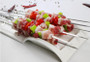 Reusable flat stainless steel barbecue skewers bbq Needle stick