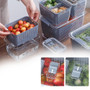 Multifunctional Storage Box Kitchen Refrigerator Fresh-Keeping Drain Basket