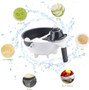 9 In 1 Upgraded Vegetable Cutter Rotate With Drain Basket