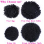 10inch High Puff Afro Curly Wig Ponytail Drawstring