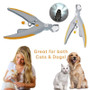 Pet Dog Cat Nail Clippers Trimmer With LED Light Grooming