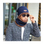 Warmer Winter Beanie Hat Knit Cap Scarf For Men And Women