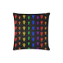 Color Custom Zippered Pillow Case 16"x16"(Twin Sides)