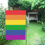 Rainbow Pride Garden Flag Garden Flag 28''x40'' （Without Flagpole）