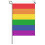 Rainbow Pride Garden Flag Garden Flag 28''x40'' （Without Flagpole）