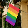 Rainbow Pride Garden Flag Garden Flag 28''x40'' （Without Flagpole）