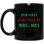 Mrs & Mrs First Christmas Mug