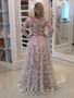 Long Sleeve Wedding Dress Vintage Elegant Lace Cheap Wedding Dress #ER160