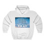Just Pray Motivational Unisex Heavy Blend Hooded Sweatshirt