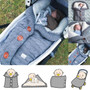 Newborn Baby Winter Warm Sleeping Bags Infant Button Knit Swaddle Wrap Swaddling Stroller Wrap Toddler Blanket Sleeping Bags