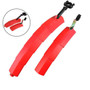 2PCS Foldable Mountain Bike Bicycle Mudguard Tail Light Set