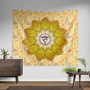 Solar Plexus Chakra Mandala Tapestry